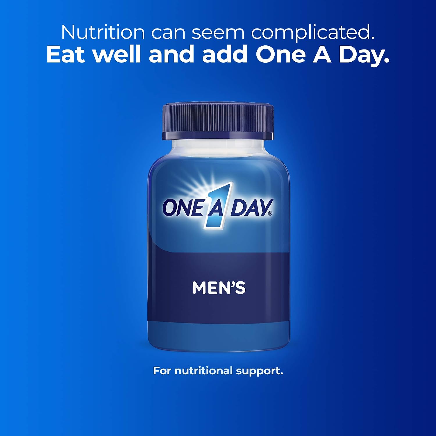 One-A-Day Men's Pro Edge Multivitamínico Completo para Hombres - 200 Comprimidos (4 Envases de 50)