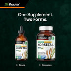 BIO KRAUTER Cola de Caballo Líquido – Suplemento para Cabello, Piel y Uñas – 660 mg por Ración – Vegano – 118 ml