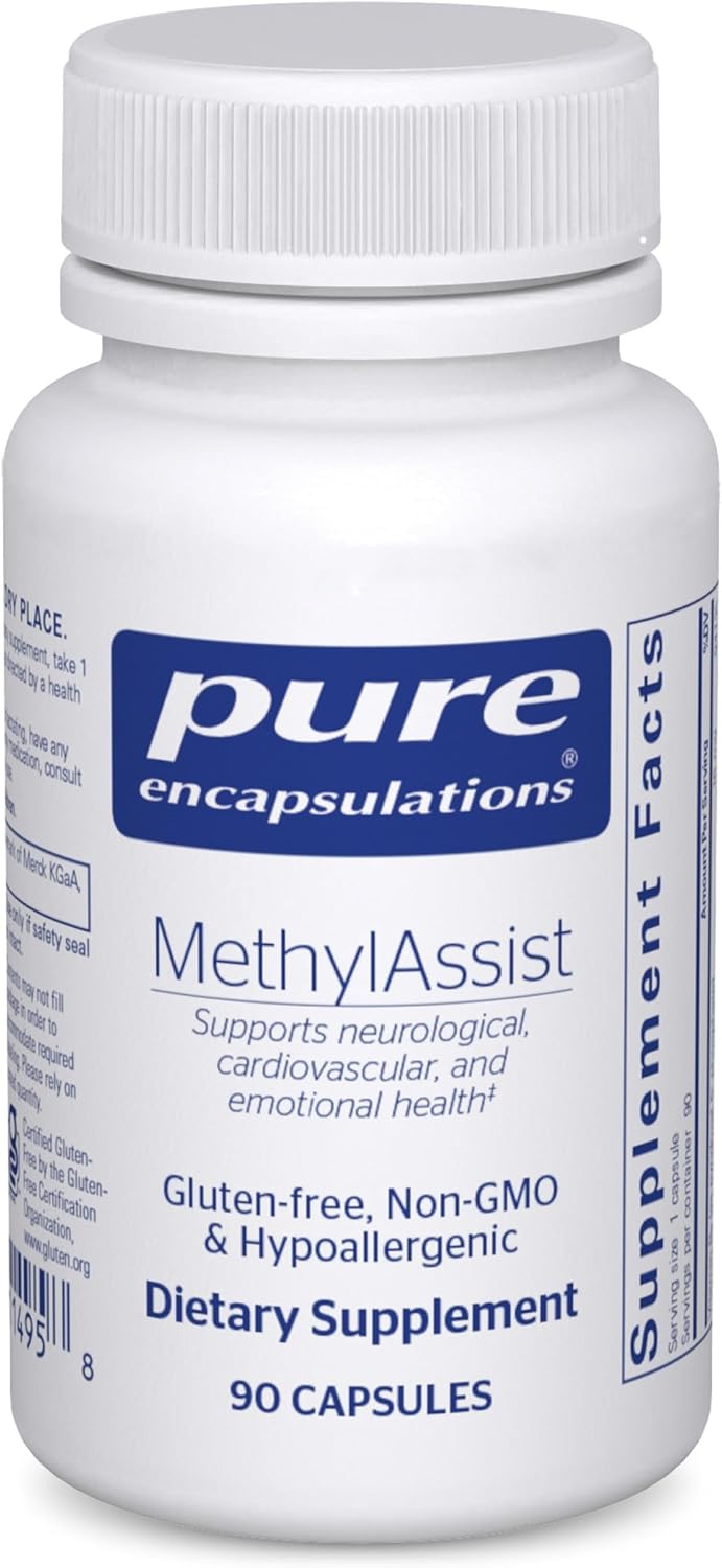 Pure Encapsulations MethylAssist - B Complex with Methylfolate and Benfotiamine - 90 Capsules