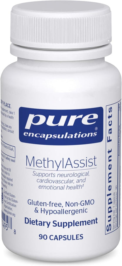 Pure Encapsulations MethylAssist - Complejo – Metafolina® (L-5-MTHF): Forma activa del ácido fólico (folato) que – Image 1