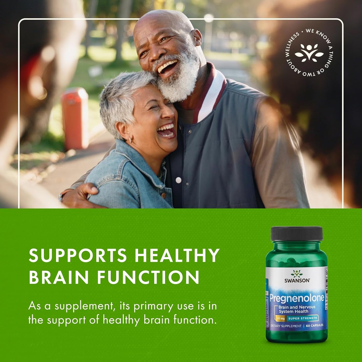 Swanson Super-Strength Pregnenolona 50 mg 60 Cápsulas (Pack de 2)