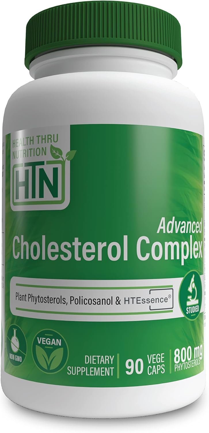 Health Thru Nutrition Advanced Cholesterol Complex | Lipid Metabolism Support | 90 Capsules