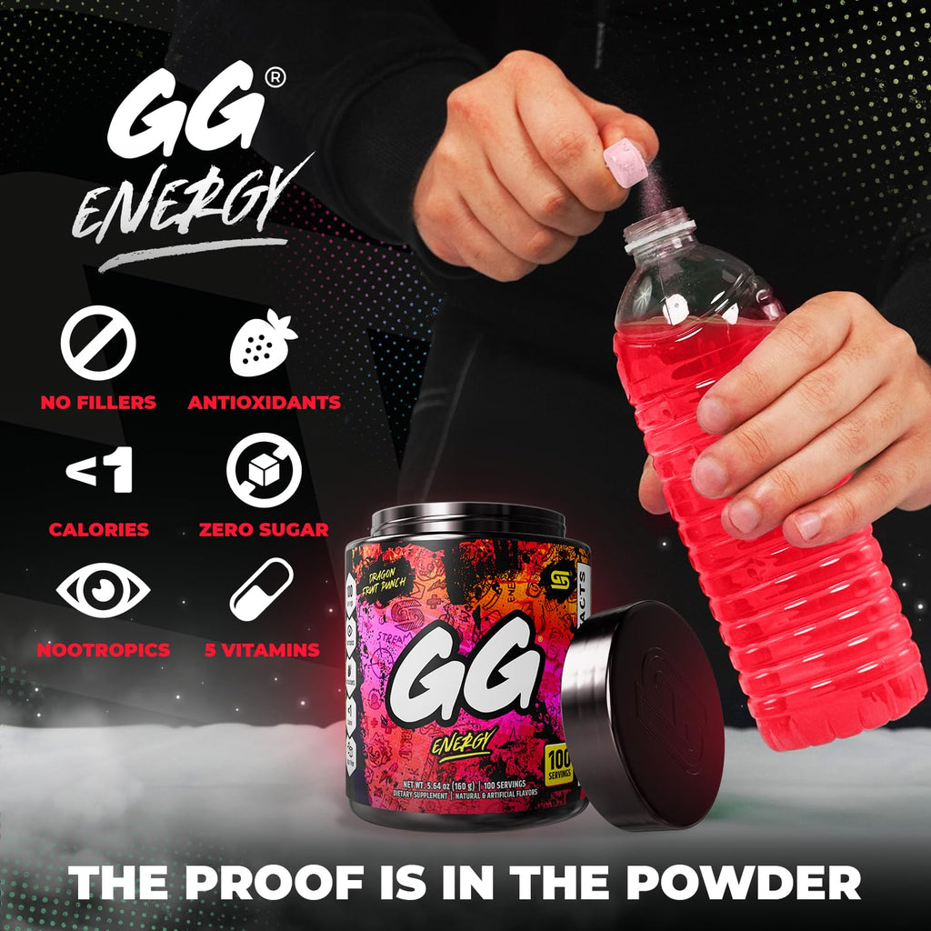 Gamer Supps GG Energy - Dragonfruit Punch (100 porciones)