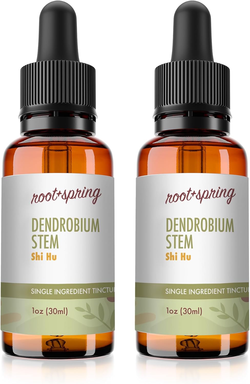 Tintura Herbal de Tallo de Dendrobium - Shi Hu Extracto Líquido Concentrado con Gotero - 1 oz (Pack de 4)