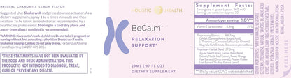Holistic Health BeCalm Spray de Vitamina – La formación normal de glóbulos rojos – Image 4