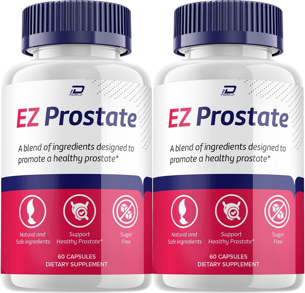 EZ Prostate Suplemento para Hombres – EZProstate Píldoras Fórmula Avanzada (2 Envases – 120 Cápsulas)