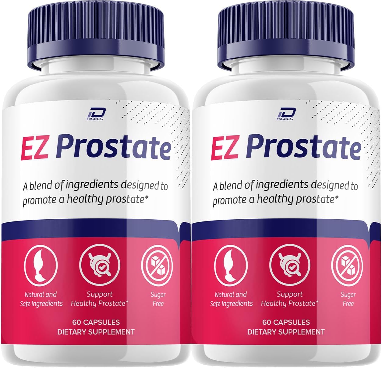 EZ Prostate Suplemento para Hombres – EZProstate Píldoras Fórmula Avanzada (2 Envases – 120 Cápsulas)
