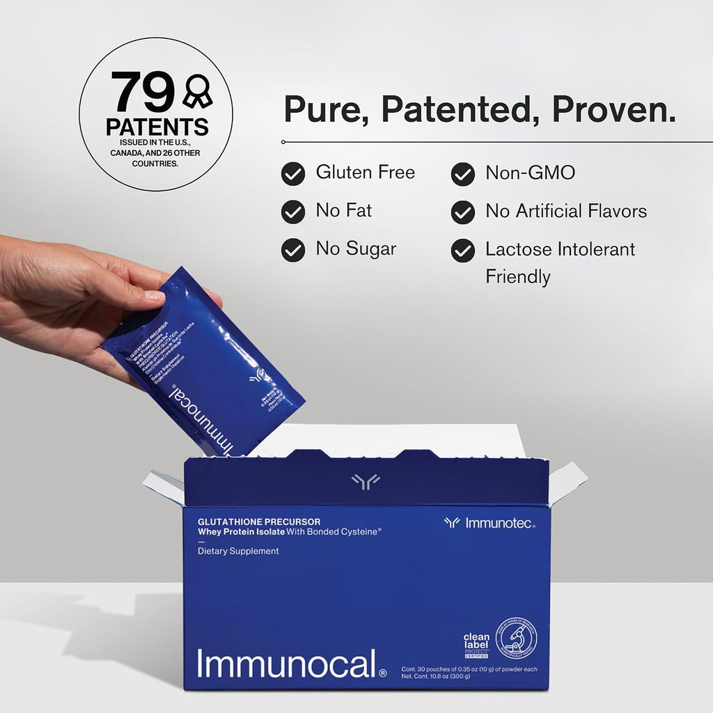 Immunocal Precursor de Glutatión – Apoya la Producción Natural – Salud Celular e Inmunitaria – 30 Dosis