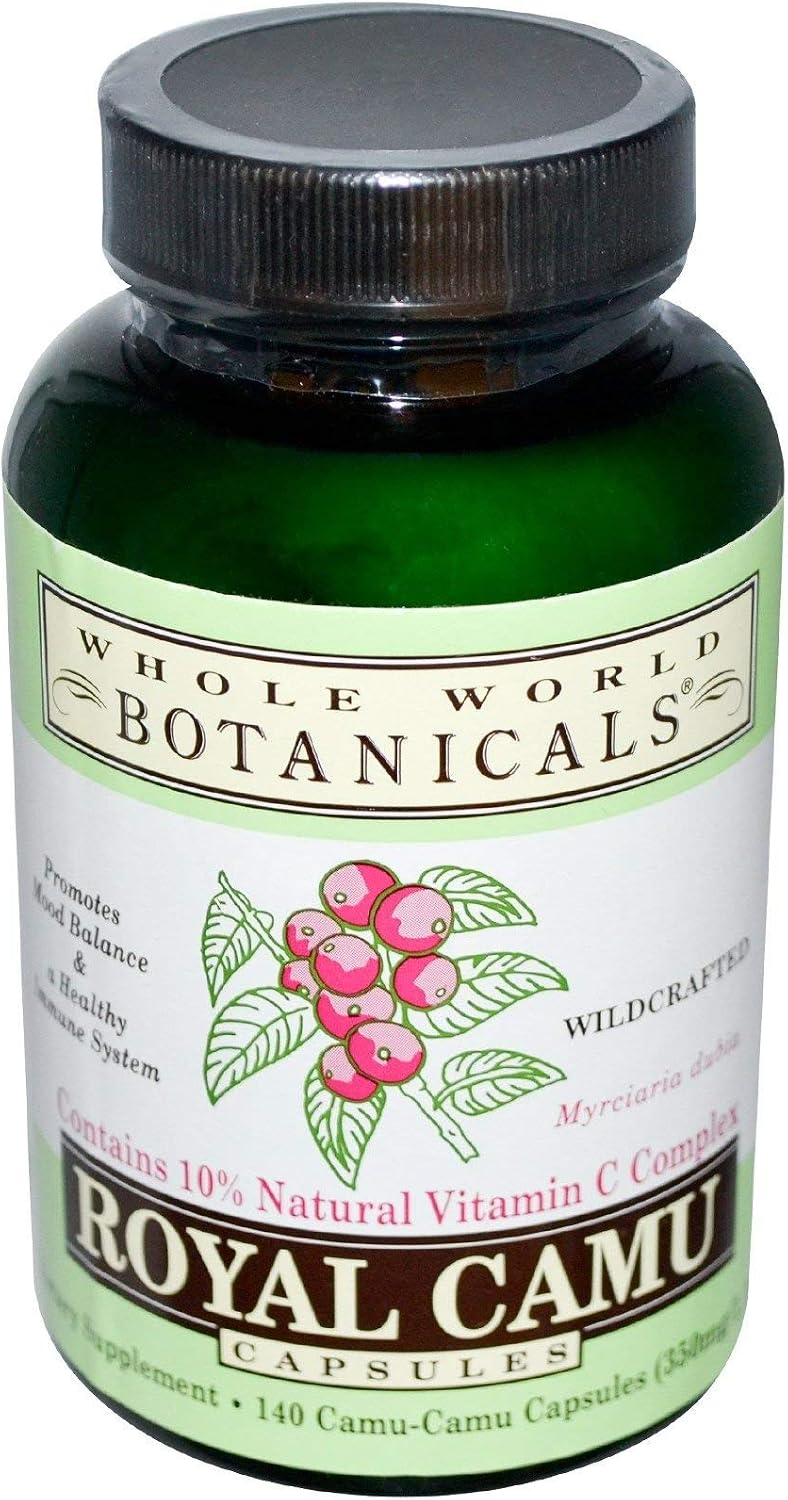Whole World Botanicals Royal Camu - Vitamina C Natural en Polvo (140 CT)