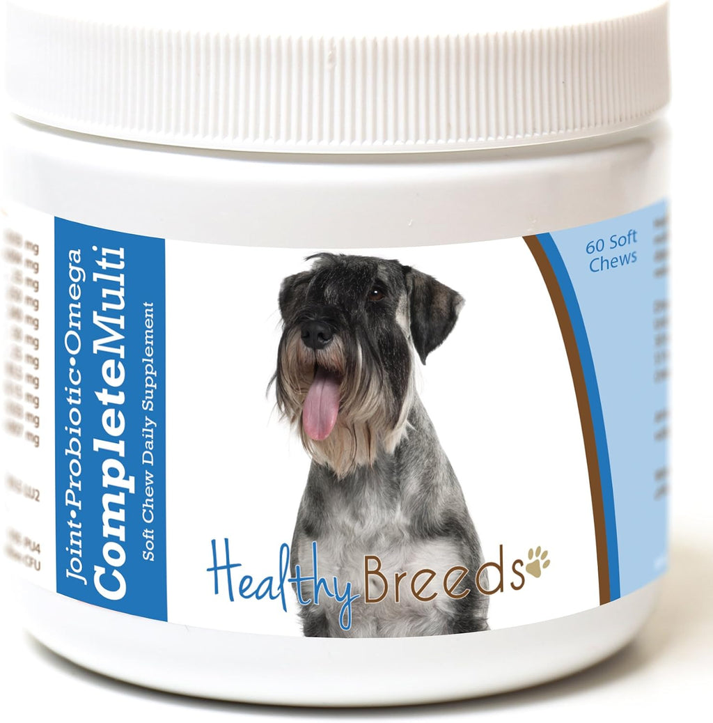 Healthy Breeds Multivitamínico Todo en Uno para Perros Schnauzer Estándar (60 Masticables)