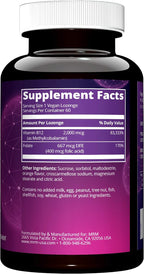 Vitamina B12 con Ácido Fólico 2000 mcg - MRM Nutrition