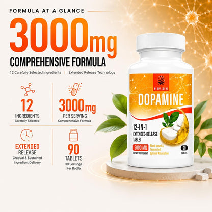 Kroppssund Suplemento de Dopamina con – Vitamina B6 : contribuye al funcionamiento normal del sistema nervioso, al – Image 4