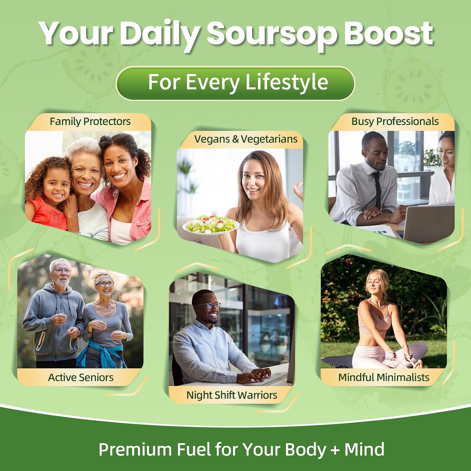 Lukaree Gominolas de Soursop Graviola - 2 Paquetes - Extracto Concentrado con Vitamina C y Zinc - 60 Gominolas