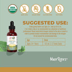 MARYRUTH'S Organics Extracto Líquido de Hoja de Melisa Orgánico - 30 ml