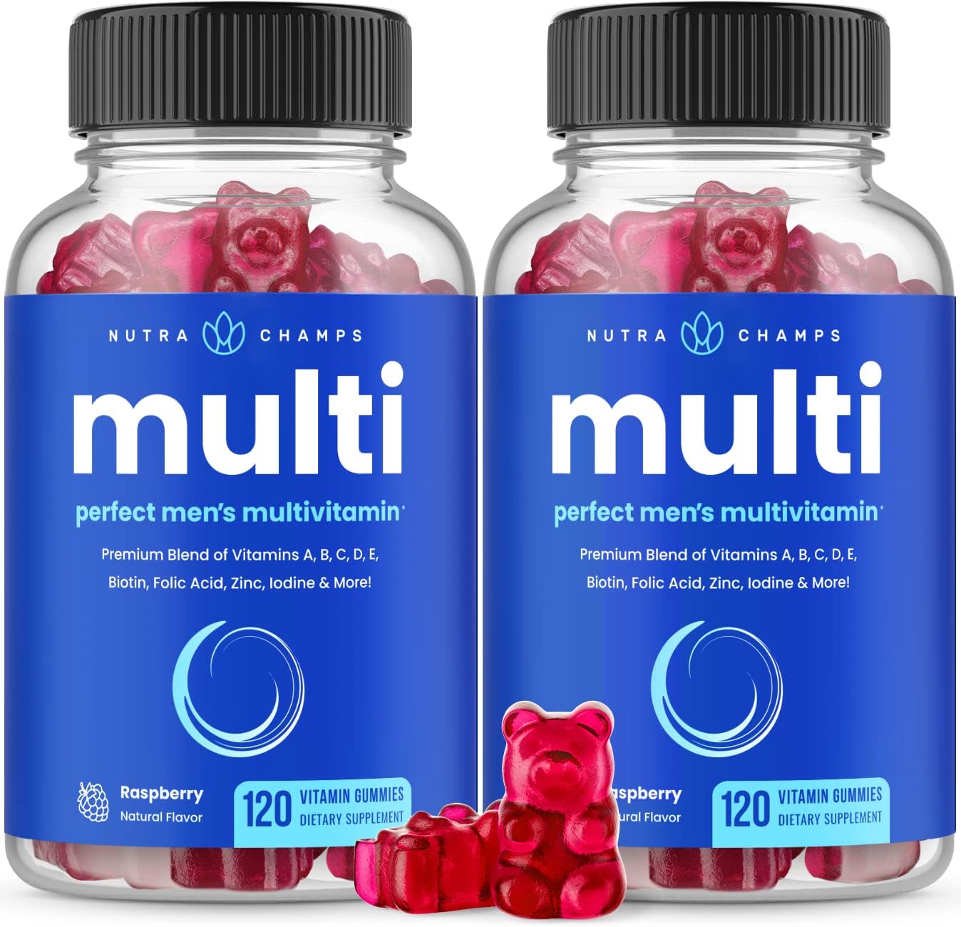 NutraChamps Multivitamínico para Hombres, 240 Gomitas (Pack de 2)