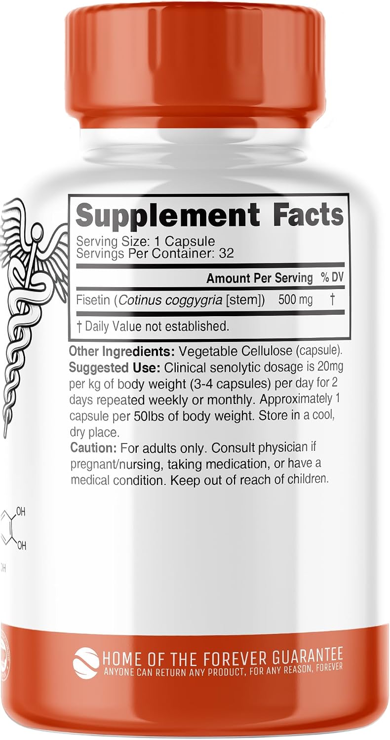 Nutri Fisetin 500mg - 32 Cápsulas