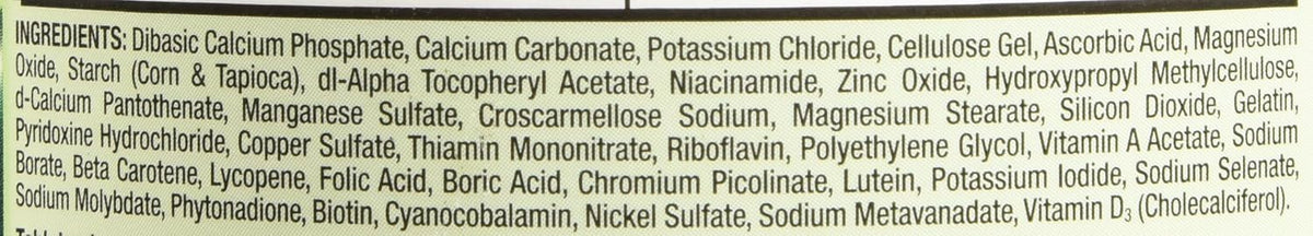 Kirkland Signature Multivitamínico para Adultos 50+ (400 Comprimidos) – Image 3