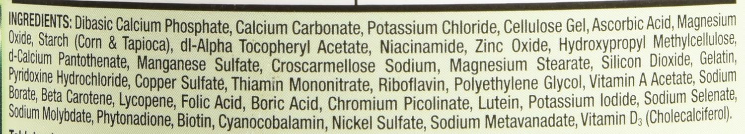Kirkland Signature Multivitamínico para Adultos 50+ (400 Comprimidos)