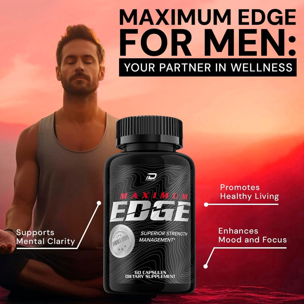 Maximum Edge for Men - Complejo Vitamínico - 120 Cápsulas (2 Paquetes)