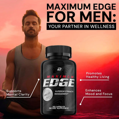 Maximum Edge for Men - Complejo Vitamínico - 120 Cápsulas (2 Paquetes)