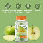 Health Supplied Vitamina C Gummies Mega Dosis 1050 mg Sabor Manzana Ácida (2 Envases)