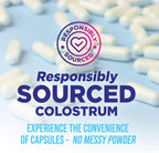Suplemento de Calostro Bovino 1000mg por Dosis - 20% Inmunoglobulinas - 120 Cápsulas