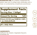 Solgar Vitamina D3 10.000 IU - 360 Cápsulas Blandas (Pack de 3)