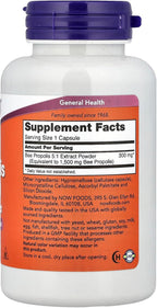 NOW Foods Propóleo 1500 mg 100 Cápsulas