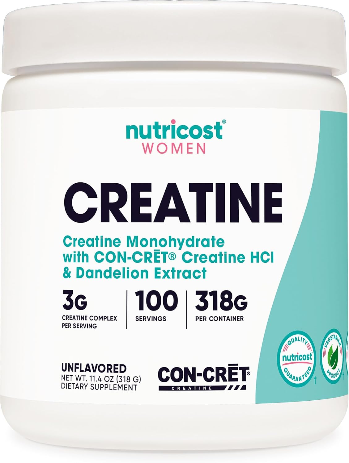 Nutricost Creatina Monohidrato en Polvo Micronizada, Sabor Melocotón Mango, 50 Servicios - Vegana, Sin Gluten