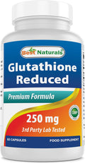 Best Naturals L-Glutatión 250 mg 60 Cápsulas
