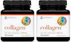 Youtheory Advanced Collagen con Vitamina C - 6,000 mg de Péptidos de Colágeno Hidrolizado - 160 Tabletas