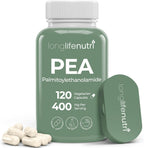 Palmitoiletanolamida (PEA) 400 mg - 120 Cápsulas Vegetarianas