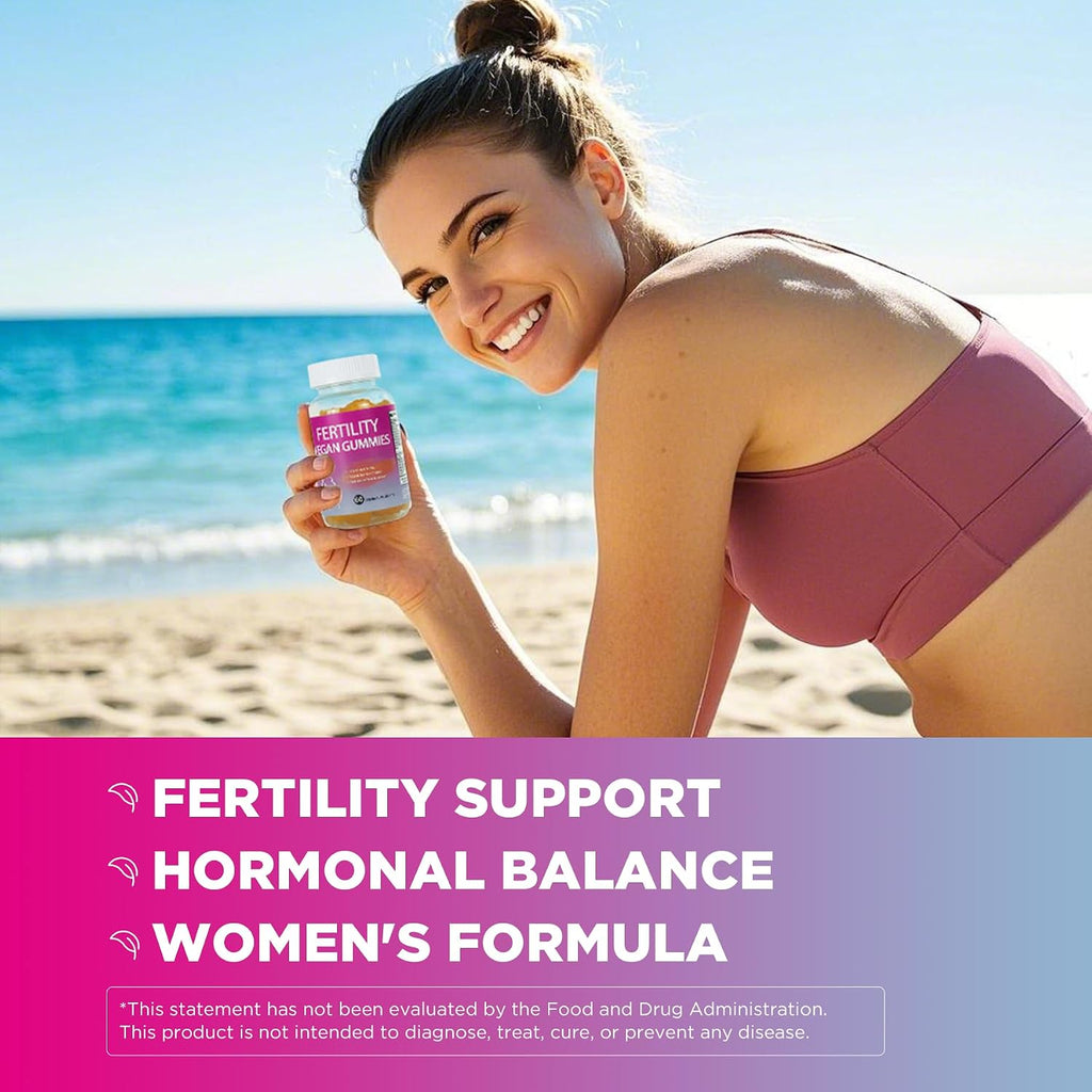 Gomitas de Fertilidad para Mujer con Ácido Fólico e Inositol - 60 unidades