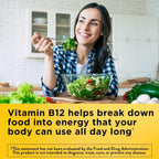 Nature Made Vitamina B12 3000 mcg Sublingual, 40 comprimidos (Paquete de 3)