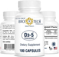Bio Tech Vitamin D, 5000 UI, 100 Cápsulas