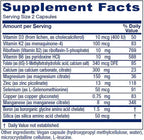 Vitanica OsteoBlend, Bone Support, Vegan, 240 Capsules