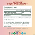 PURE SYNERGY SuperPure Fucoidan Extract - 60 Cápsulas - Fucoidan Puro de Alga Parda Orgánica