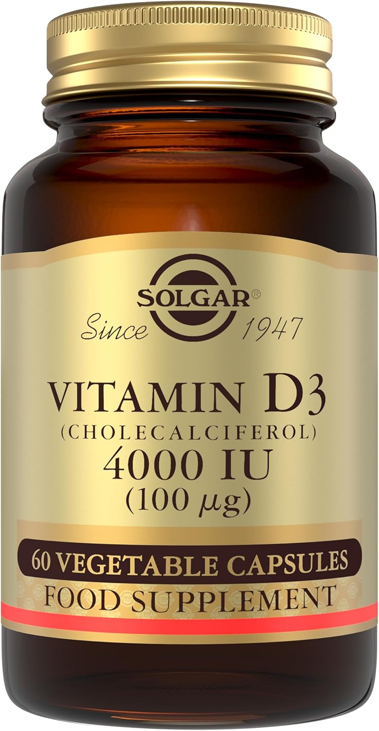 Solgar Vitamina D3 (Colecalciferol) 400 UI, 100 Cápsulas Blandas
