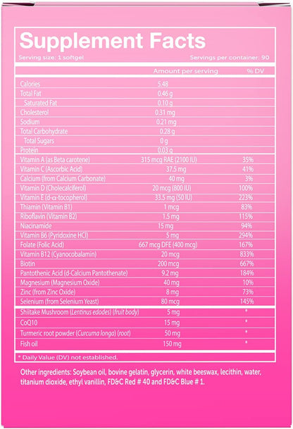 Vivioptal, Mujer, Complemento – Vitamina C: Favorece la función inmunitaria y la formación de colágeno. – Image 3