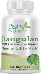 Pacific Nature's Jiaogulan - 150 Cápsulas - Extracto Estandarizado 10:1 (4100 mg)