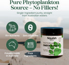 Nourish Pet Co. Fitoplancton Omega y Multivitamínico para Perros y Gatos – Suplemento de Omega-3 de Fitoplancton – Fórmula de Bienestar para Piel, Pelaje, Articulaciones, Equilibrio Inmune y Vitalidad 80g
