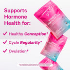 Pink Stork Pack de Fertilidad: Té de Concepción + Suplemento con Inositol, Vitex, Folato y Ashwagandha