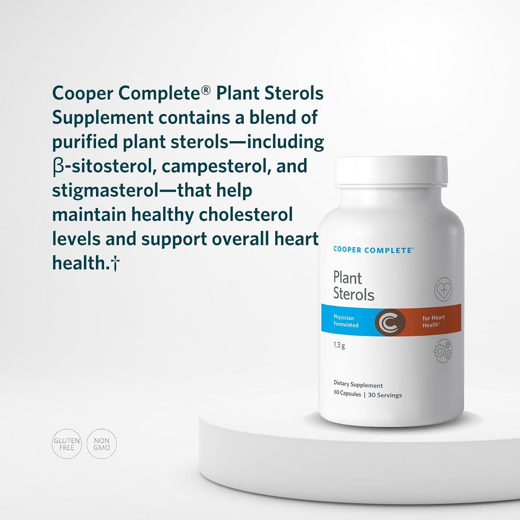 Cooper Complete Esteroles Vegetales, 60 Cápsulas, Apoyo al Colesterol y Salud Cardíaca