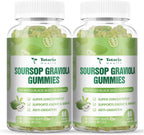 Totaria Sugar Free Soursop Oil Graviola Sea Moss Gummies - Apoyo Digestivo, Sueño, Piel, Inmunidad y Antioxidante - Guanábana con Musgo Marino, 150mg Aceite de Semilla Negra Orgánico No-OGM Vegano