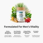 Snap Supplements Multivitamínico para Hombres – Vitaminas y Minerales Esenciales, 60 Cápsulas