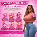 Colita Bonita | Aguaje + Maca Negra + Fenogreco | Complemento Herbal para Mujeres – 2 Meses de Suministro