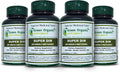 Green Organic Supplements DIM, Diindolylmethane, Indole-3-Carbinol, Broccoli, 90 VCaps, Alta Absorción, No Transgénico, Sin Gluten (Pack de 4)