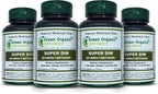 Green Organic Supplements DIM, Diindolylmethane, Indole-3-Carbinol, Broccoli, 90 VCaps, Alta Absorción, No Transgénico, Sin Gluten (Pack de 4)