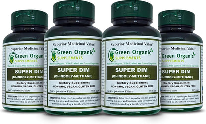 Green Organic Supplements DIM, – DIM (diindolilmetano): Compuesto bioactivo derivado de vegetales crucíferos. – Image 1