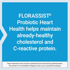 Life Extension FLORASSIST® Probiótico Heart Health – Lactobacillus reuteri 30242, 60 Cápsulas